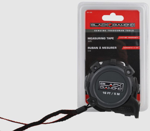 Black Diamond 5M/ 16ft Tape Measure