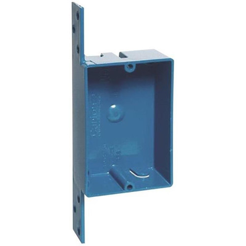 Thomas & Betts Blue Outlet Box 1 Gang, 8 Cu-In, 3-5/8 In L X 2-3 - B108B-UPC