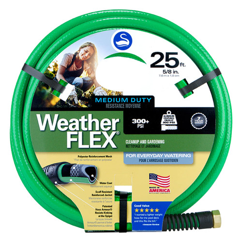 Swan WeatherFlex Medium Duty Garden Hose 5/8 in x 25 ft
