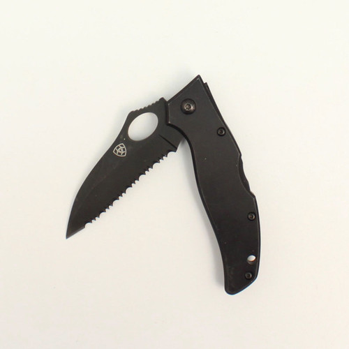 Ariat 3" Serrated All Black Knife