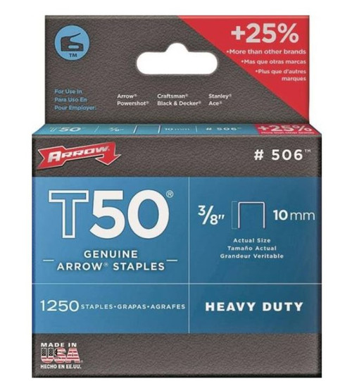 Arrow 3/8" x 3/8" Heavy Duty Crown Staple