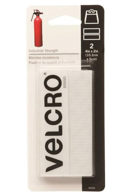 Velcro #90200 Industrial Strength Fastener Strip - 2 In  - White