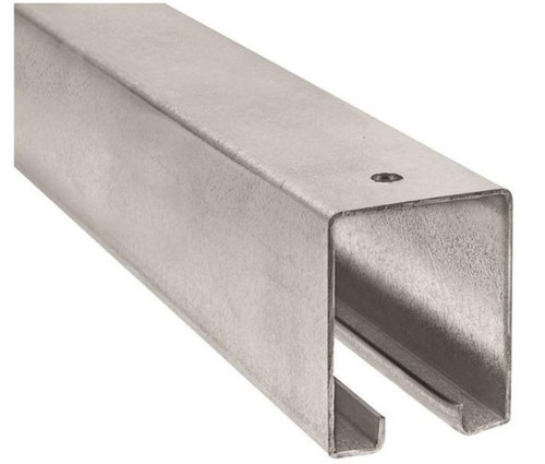 National Hardware Galvanized Steel Barn Door Rail - 12 Ft