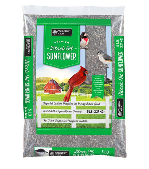 Red River Black Oil Sunflower Seed Blend- 5lb