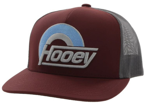 Hooey Suds Maroon/Grey Ball Cap