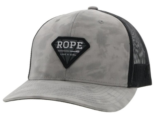 Hooey Ladies Rlag Grey/Black Ball Cap