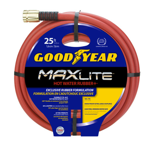 Good Year MaxLite Hot Water Rubber Plus 20ft Hose