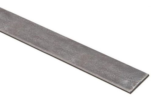 Stanley Hardware #180059 Flat Rod - 1-1/4 In Dia X 48 In L X 1/8 In T - Steel - Galvanized