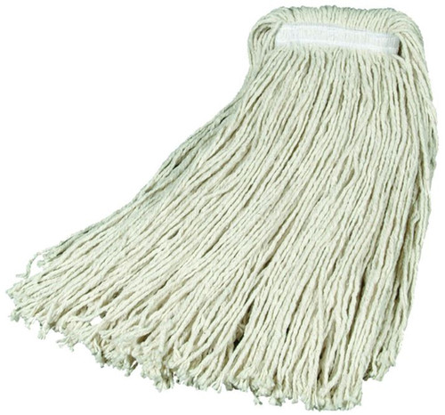 Rubbermaid Wet Mop Head- White Cotton