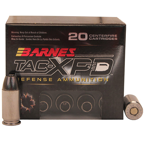 Barnes TAC-XPD 45 ACP +P 185gr. Hollow Point Lead-Free - 20 Rounds