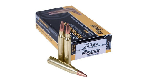 Sig Sauer Elite Performance .223 Remington 55Gr Full Metal Jacket Ammo