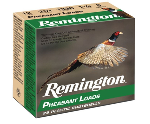 Remington Pheasant 12 GA 2.75" 1330 FPS 1.25 oz. 5 Shot - 25 Rounds