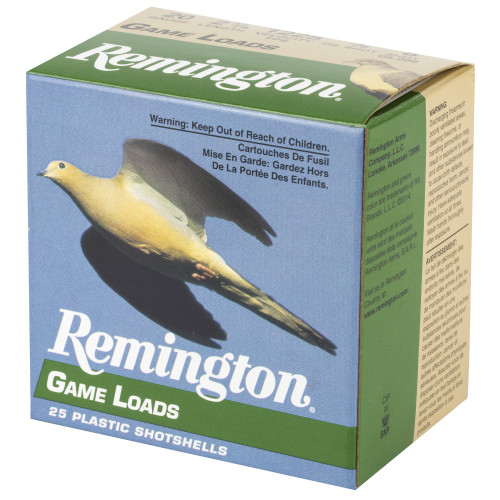 Remington GL2087 Lead Game Load 20 Gauge 2.75" 7/8oz - 25 Rounds