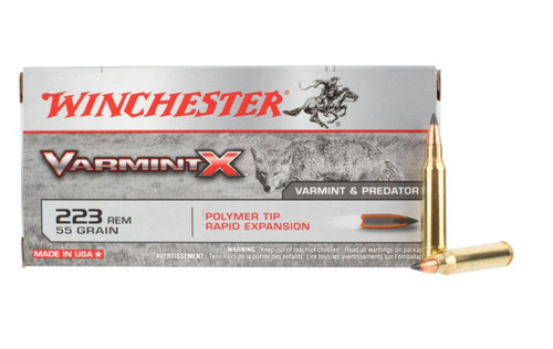 Winchester Varmint X 223 Rem 55gr Polymer Tip