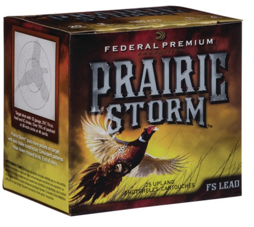 Federal Premium Prairie Storm 12 GA 2.75" 1500FPS - 25 Count Box