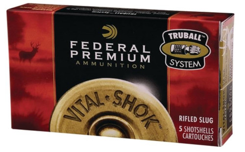 Federal Vital-Shok 12 Gauge 2.75 Inch 1600 FPS 1 Ounce TruBall Slug