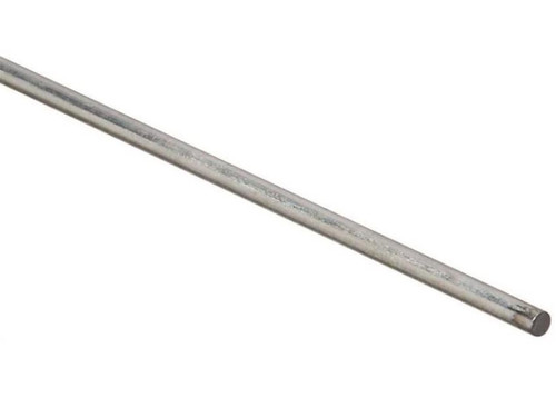 Stanley Hardware #179754 Round Rod, 3/16 In Dia X 36 In L, Steel, Zinc Plated