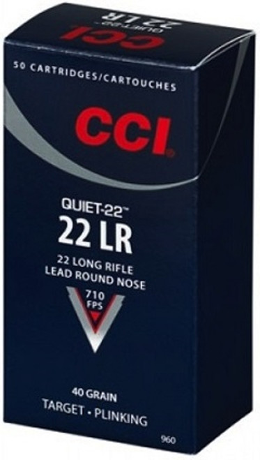 CCI Quiet-22 .22 Long Rifle 40 Grain Segmented Hollow Point