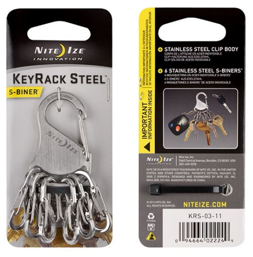 Nite Ize - KEYRACK STEEL - S-BINER