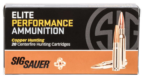 Sig Sauer Elite Copper Hunting .243 Win 80gr Hollow Point