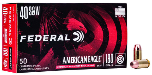 Federal American Eagle Indoor Range Training 40S&W 180Gr TMJ