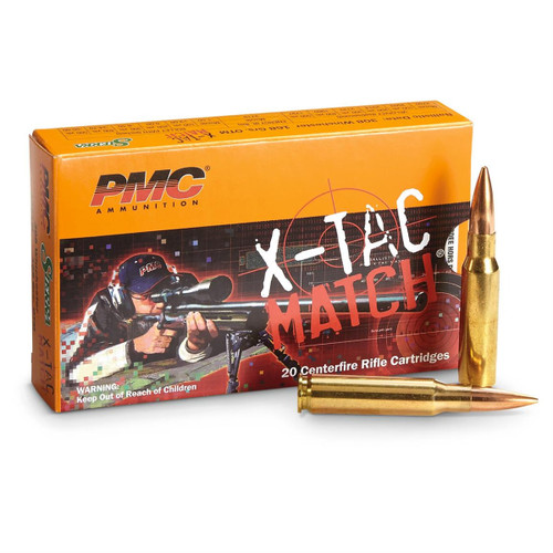 PMC X-TAC Match .308Win 168Gr Ammo- 20 Round