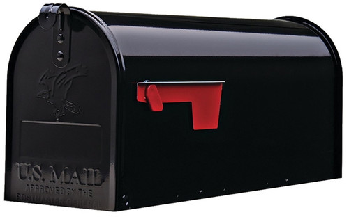Solar Group Gibraltar Small Standard Mail Box, Black