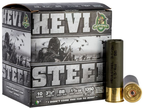 Hevi-Shot Hevi-Steel 10 Gauge 1-34oz BB Shot Ammo