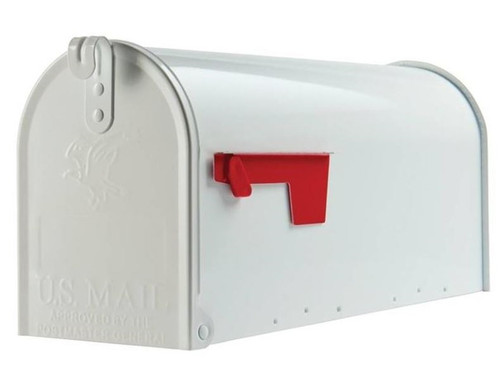 Gibralter Small Standard Mail Box - White