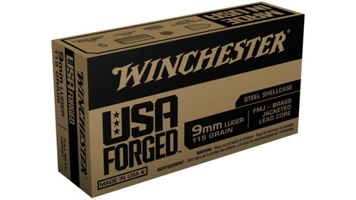 Winchester 9mm Luger 115Gr Full Metal Jacket- 50 Rounds