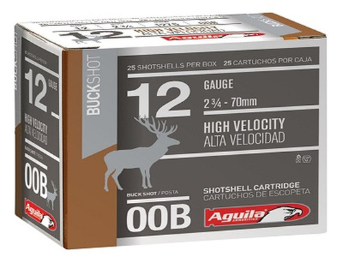 Aguila High Velocity 12 Gauge 00 Buckshot Ammo