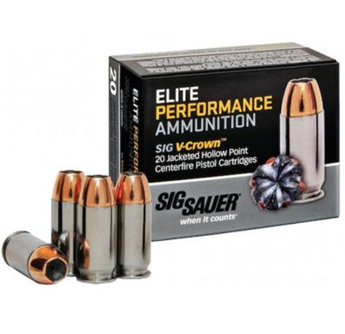 Sig Sauer Elite V-Crown .40 S&W 180Gr Jacketed Hollow Point