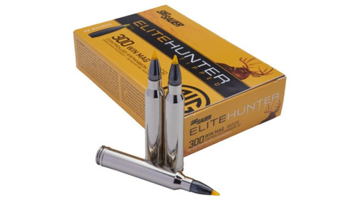 Sig Sauer .300 Winchester 180Gr Elite Hunter Tipped Brass Ammo