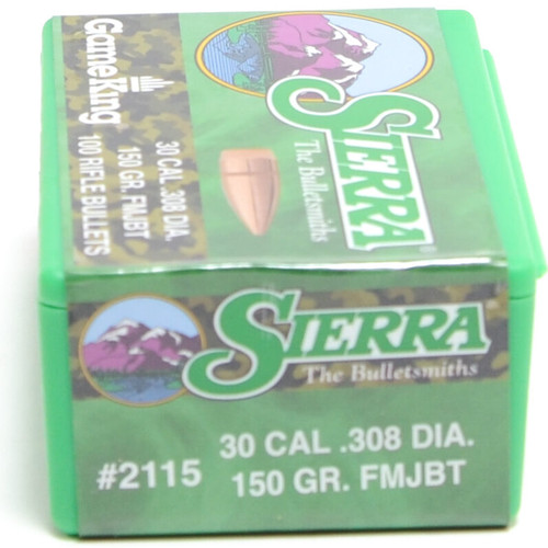 Sierra GameKing .308Cal 150gr Bullets