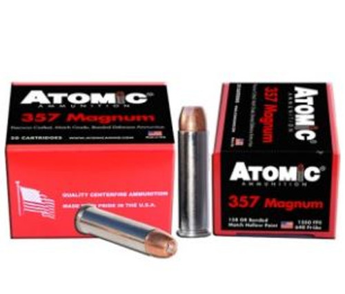 Atomic .357 Magnum 158GR Bonded Jacketed Hollow Point