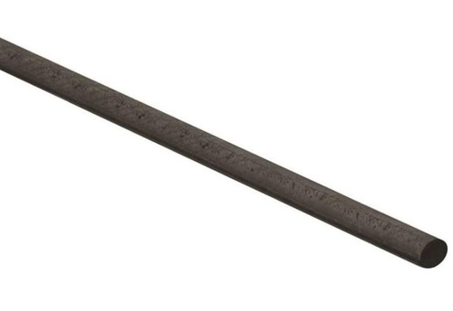 Stanley Hardware #215301 Weldable Round Rod - 1/2 In Dia X 48 In L - Hot Rolled Steel