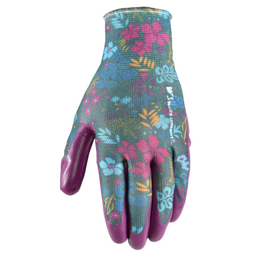Wells Lamont Women's Botanical Nitrile Coated Gloves