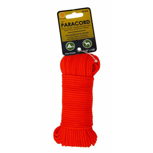 Koch - Nylon 550 Cord 5 32 inchX100' - Orange