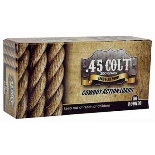 American Cowboy .45 Colt 200Gr Lead Flat Nose- 50 Rounds