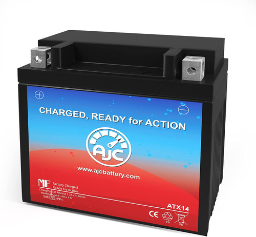 Yacht HDX-14B 12 Month Powersports Replacement Battery