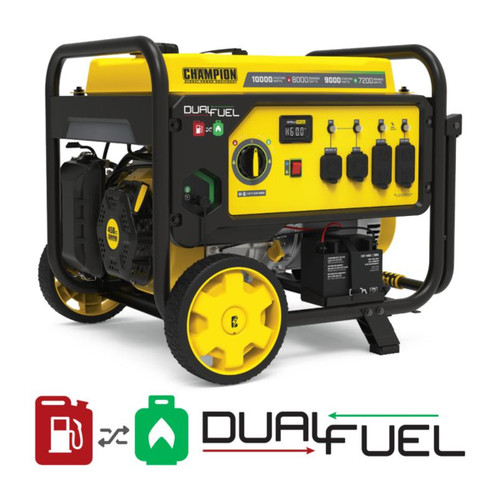 Champion 8000 Watt Dual Fuel Generator