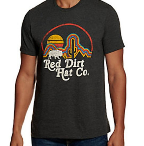 Red Dirt Hat Co. Mens Neon Buffalo T-Shirt