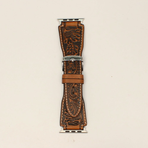 Nocona Large Floral Embossing iWatch Band