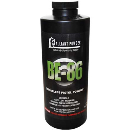 Alliant BE-86 Smokeless Pistol Powder- 1lb