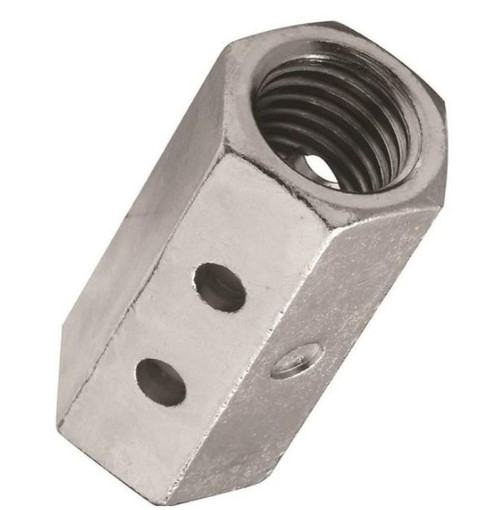 Stanley Hardware #182725 Coupling Nut - 3/4-10 - Steel - Zinc Plated