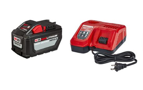 Milwaukee M18 RedLithium High Output HS12.0 Battery Pack w/Rapid Charger