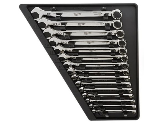 Milwaukee 15 Piece Metric Combination Wrench Set