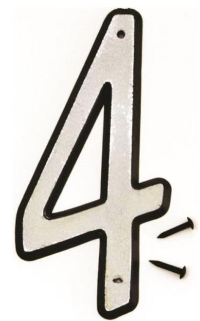 Orgill - Hy-Ko Reflective House Number - 4