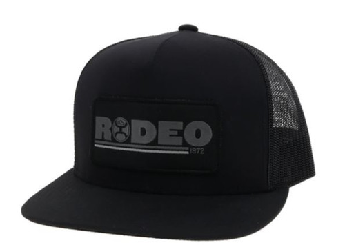 Hooey Rodeo Grey/Black Ball Cap