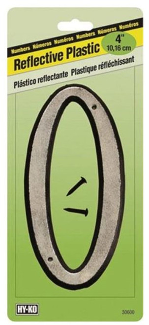 Orgill - Hy-Ko Reflective House Number - 0